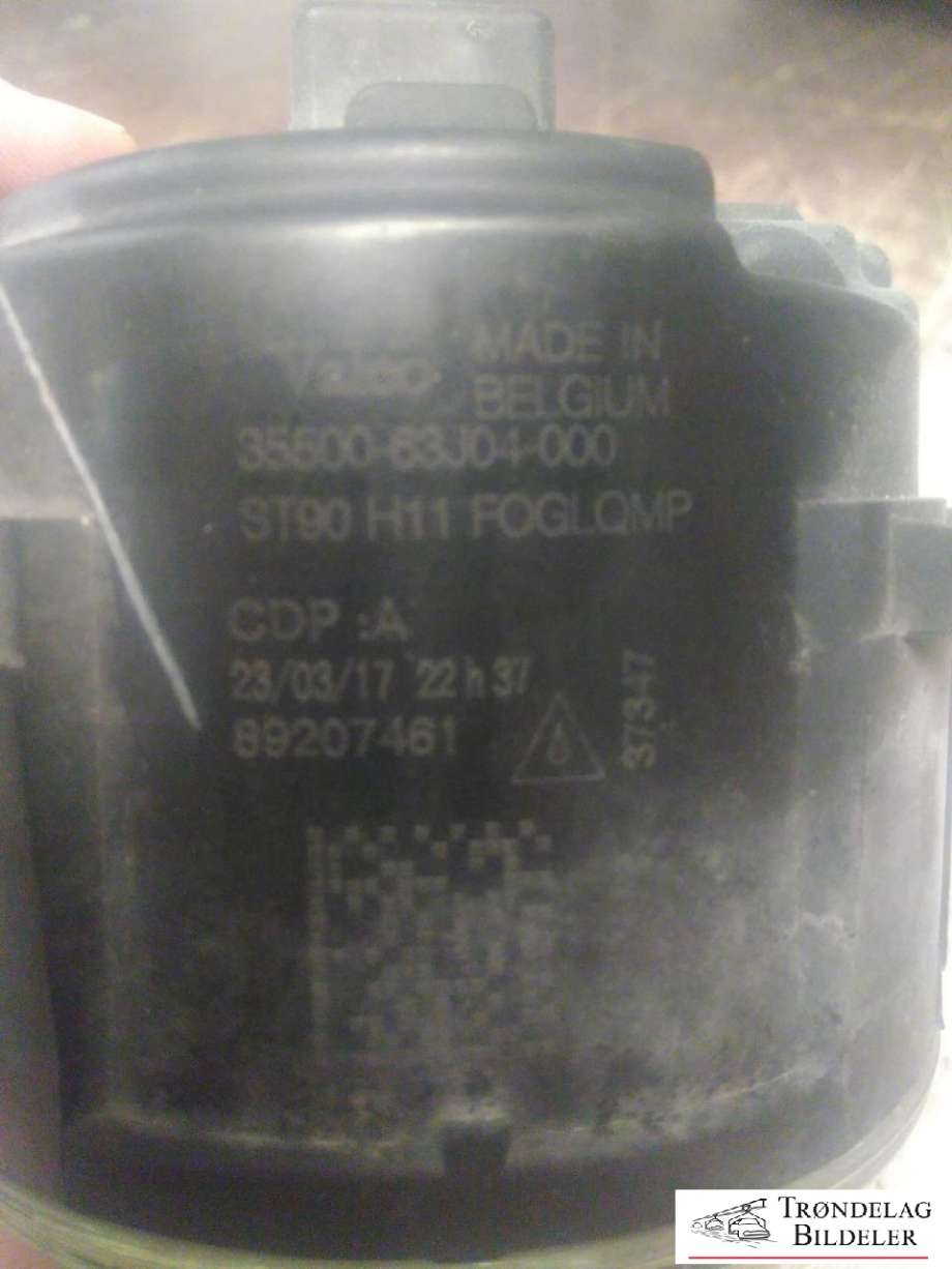 Tåkelykt høyre foran til Suzuki Grand Vitara 2005-2015 (Type III)  (VALEO|3550063J04000|)
