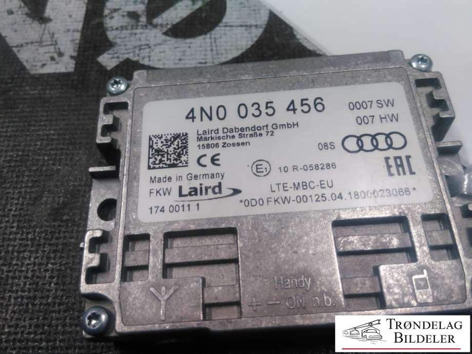 Antenne navigasjon til Audi A4, Allroad 2016-->> (Type II) (B9) (B9) (4N0 035 456|)