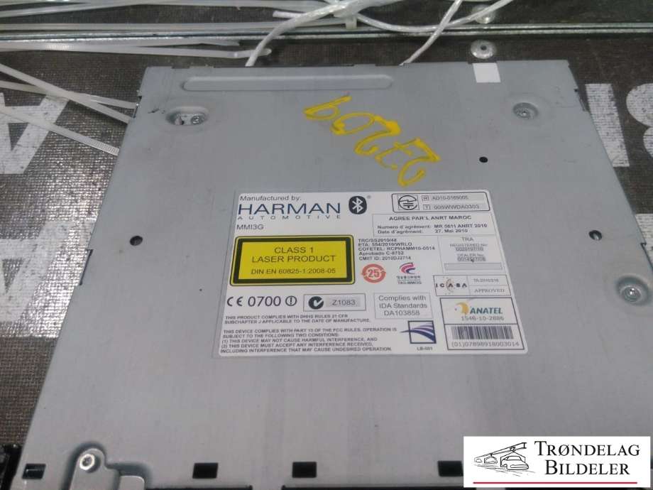 Bilstereo til Audi A6 2011-2014 (Type IV, Fase 1) (C7) (C7) (4G0 035 670 J|)