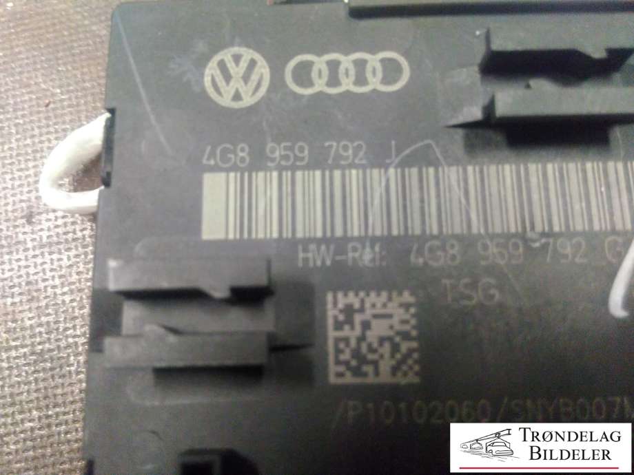 Styreenhet dør høyre foran til Audi A6 2011-2014 (Type IV, Fase 1) (C7) (C7) (4G8 959 792 G|)