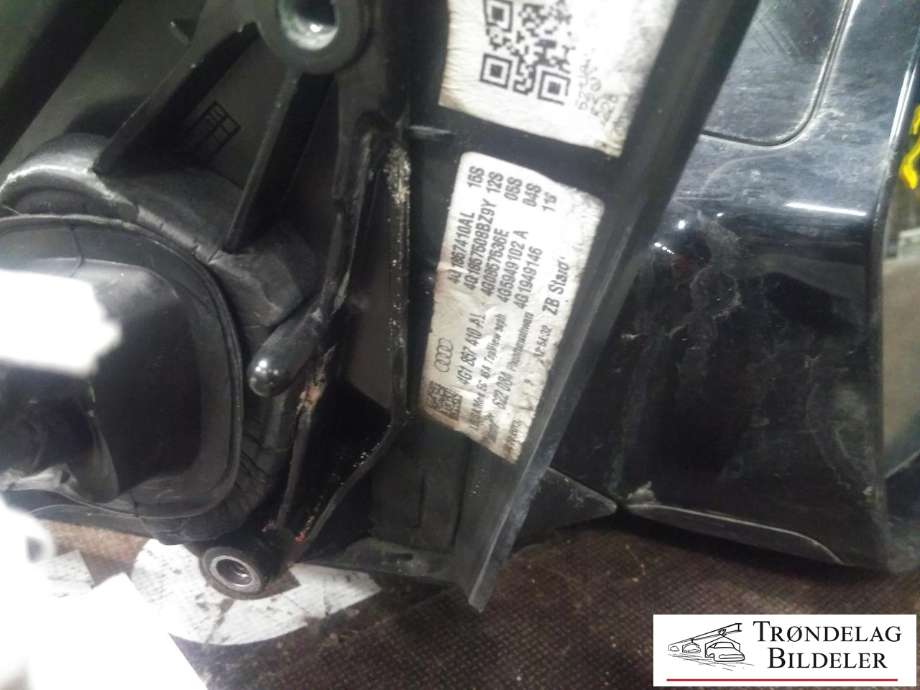 Speil høyre til Audi A6 2011-2014 (Type IV, Fase 1) (C7) (C7) (4G1 857 410 AL|)