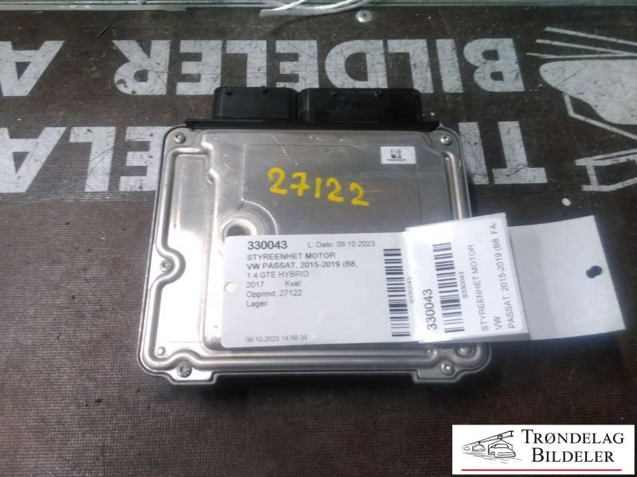 Styreenhet motor til VW Passat 2015-2019 (Fase 1) (B8) (B8) (04E 907 309 F|0 261 S09 836|)