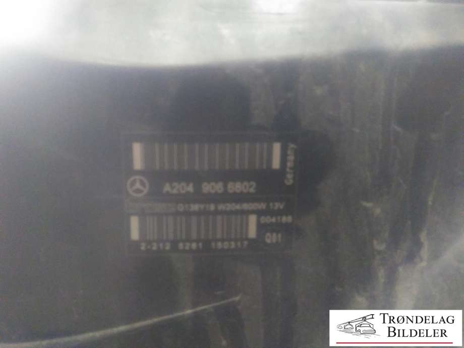 Radiatorpakke til Mercedes B-Klasse, electric drive 2014-2018 (W242) (W242) (A2465000354|A2049066802|A2465000603)