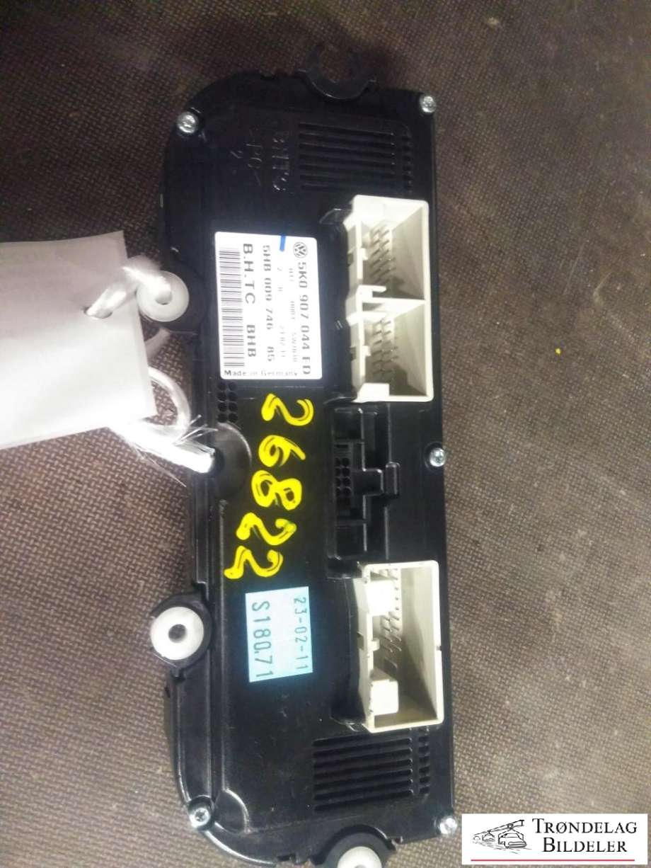 Varmeapparat betjening til VW Passat 2011-2015 (B7) (B7) (5K0 907 044 ED|5HB 009 746-85|)