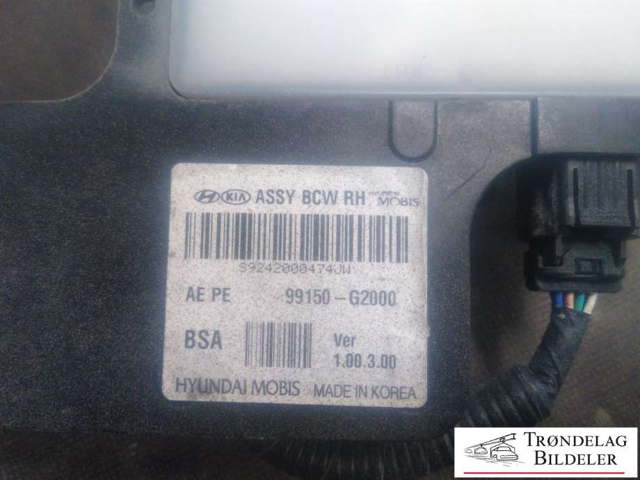 Sensor radar til Hyundai Ioniq Electric 2019-->> (Fase 2)  (99150-G2000|)