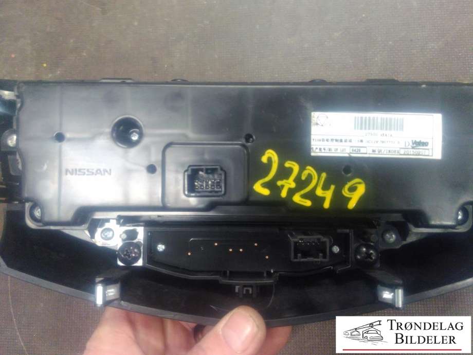 Varmeapparat betjening til Nissan Qashqai 2014-2021 (Type II)  (275004EA1A|20150207|)