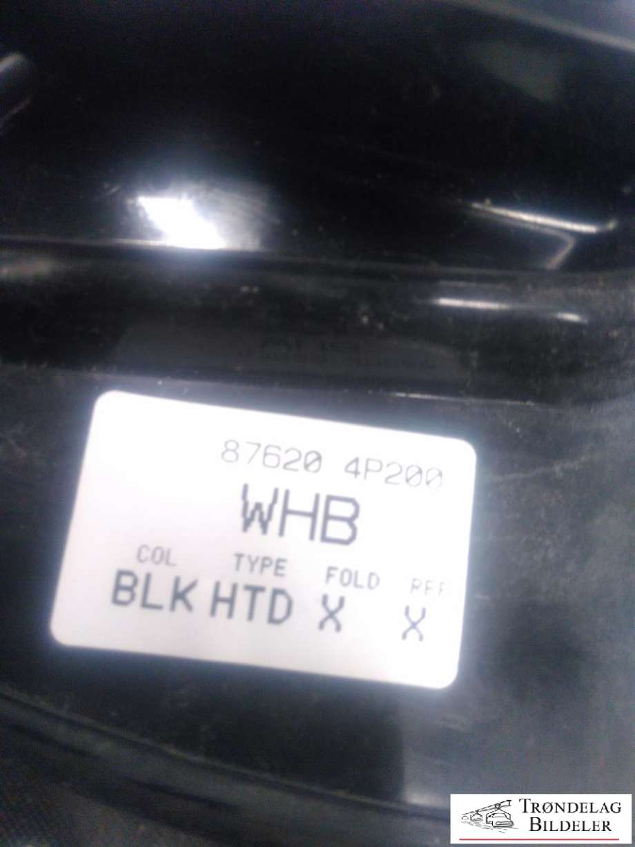Speil høyre til Hyundai i20 2009-2014 (Type I)  (18K10214107874|876204P200|)