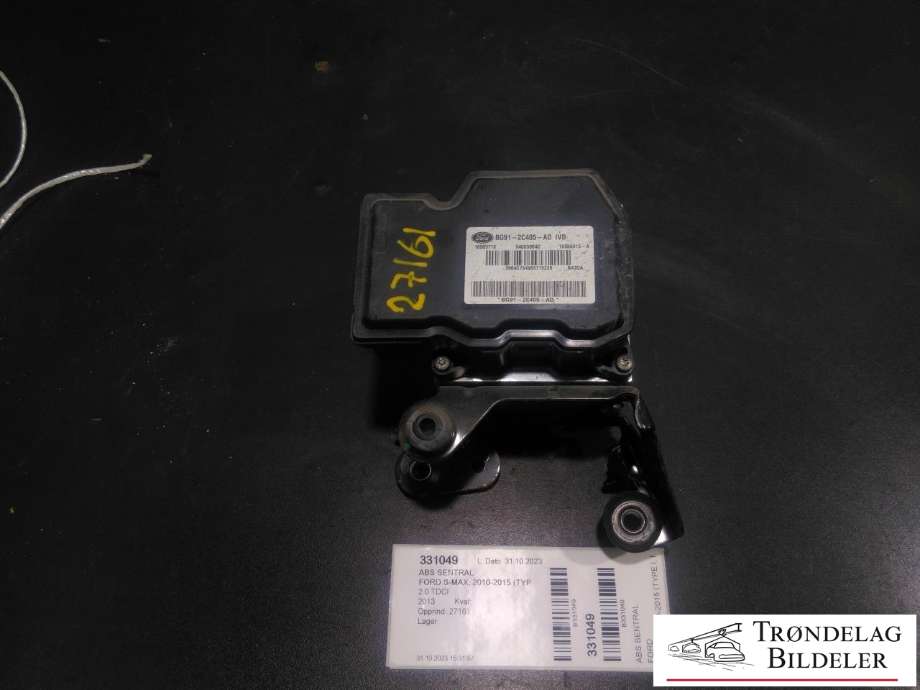 ABS sentral til Ford S-Max, 2010-2015 (Type I, Fase 2)  (BG91-2C405-AD)