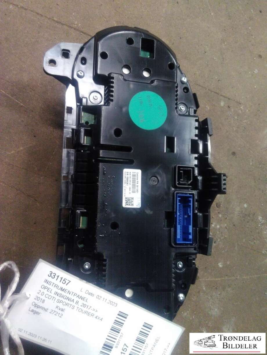 Instrumentpanel til Opel Insignia B 2017-->> (39113401|VPH1GF-10849-EF|15566261)