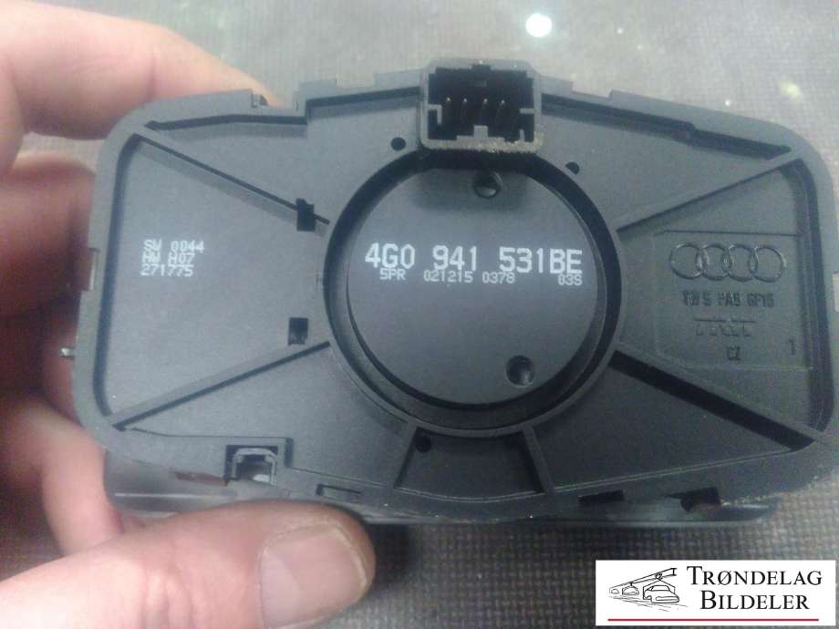 Bryter lys til Audi A6 2014-2018 (Type IV, Fase 2) (C7) (C7) (4G0941531BE|)