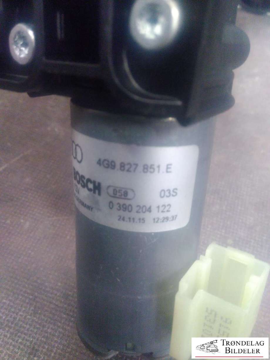 Baklukeåpner motor til Audi A6 2014-2018 (Type IV, Fase 2) (C7) (C7) (BOSCH|4G9 827 851 E|4G9 827 851 H|)