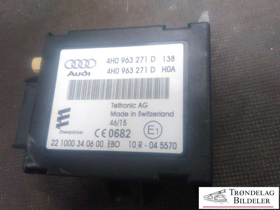 Styreenhet diverse til Audi A6 2014-2018 (Type IV, Fase 2) (C7) (C7) (4H0963271D|)
