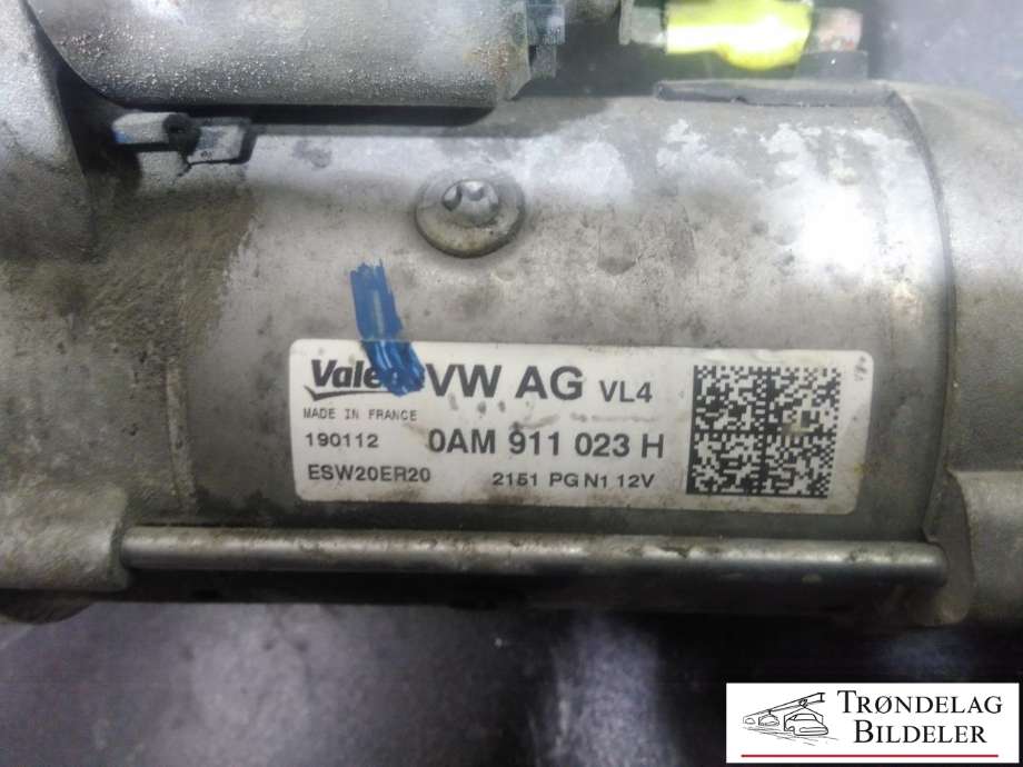 Starter diesel til Audi A3 2009-2012 (Type II, Fase 2)  (ESW20ER20|)