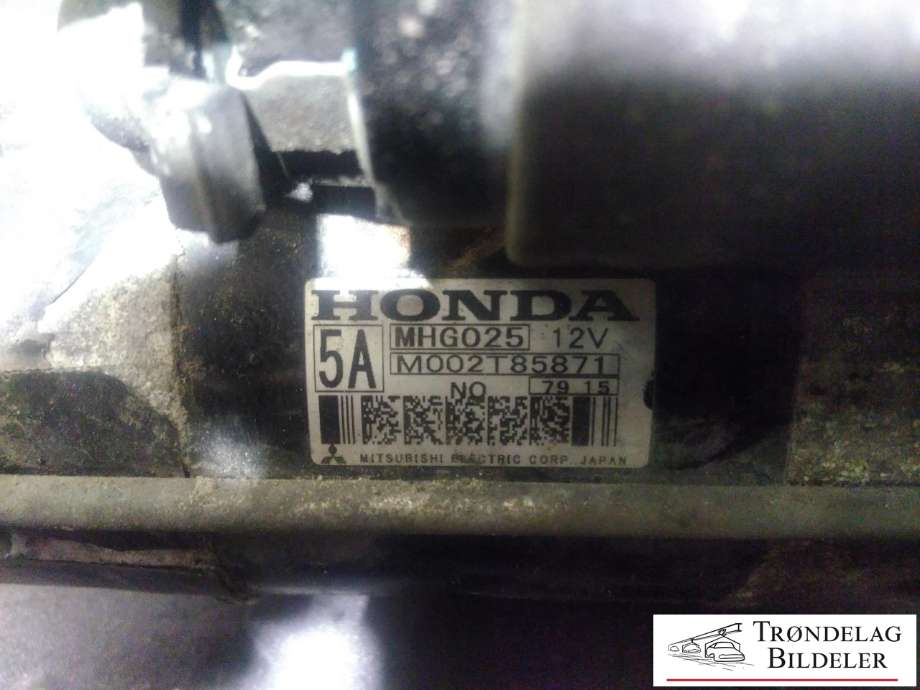 Starter diesel til Honda Civic 2006-2011 (Type VIII) (MITSUBISHI|M002T85871|31200-RSR-E01|LRS02281|MHG025|M2T85871|25-3452)