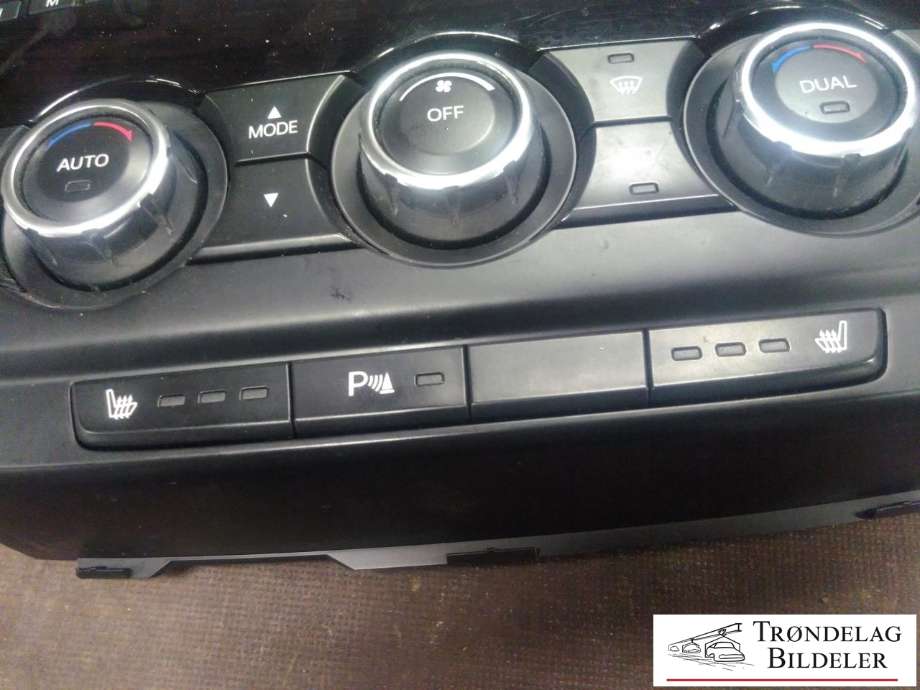 Varmeapparat betjening til Mazda 6 2013-2015 (Type III, Fase 1)  (GHS4 61 90K|VPCALH-18C612-TJ|)