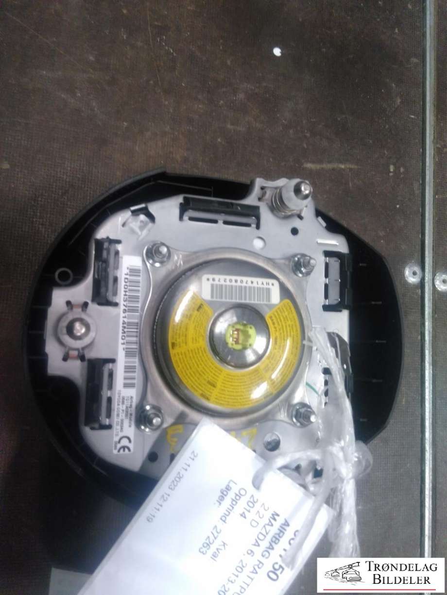 Airbag rattpute til Mazda 6 2013-2015 (Type III, Fase 1) (GHP9-57-K00A|)