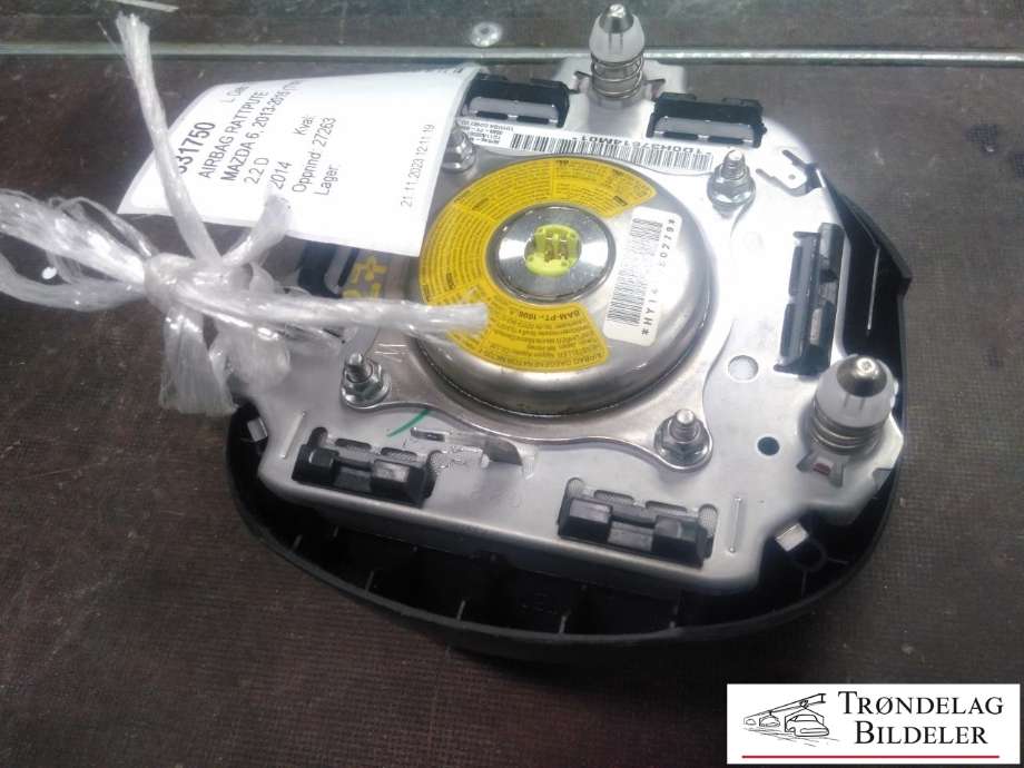 Airbag rattpute til Mazda 6 2013-2015 (Type III, Fase 1) (GHP9-57-K00A|)