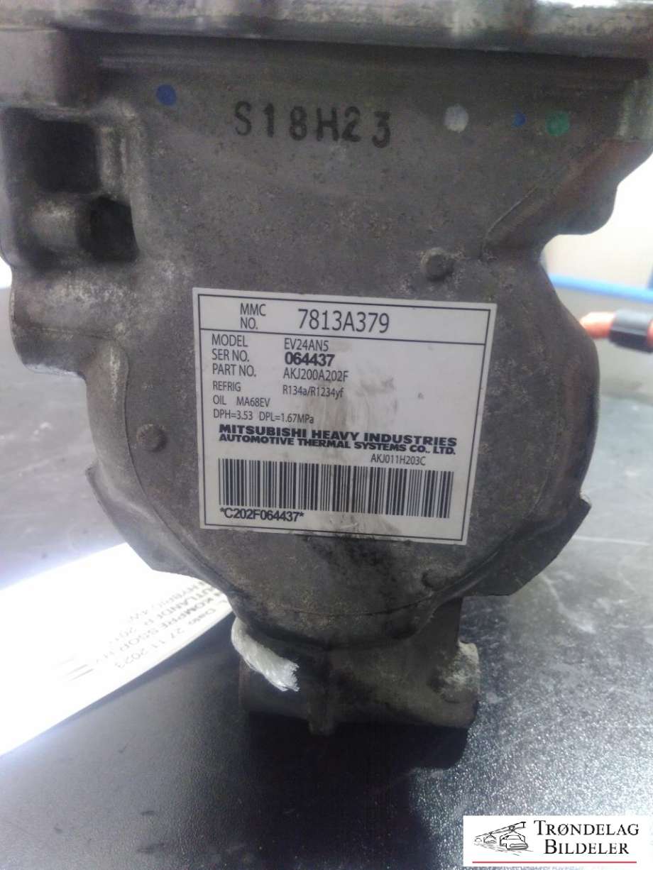 Aircondition kompressor hybrid til Mitsubishi Outlander 2015-->> (Type III, Fase 2) (7813A379|)