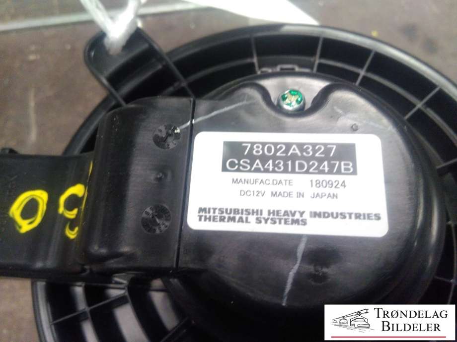 Varmeapparat motor til Mitsubishi Outlander 2015-->> (Type III, Fase 2)  (7802A327|CSA431D247B|)