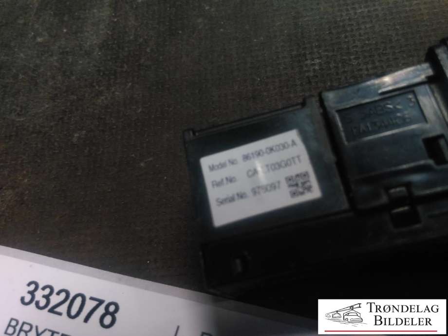 Bilstereo diverse til Toyota Hilux 2016-2020  (86190-0K030|)