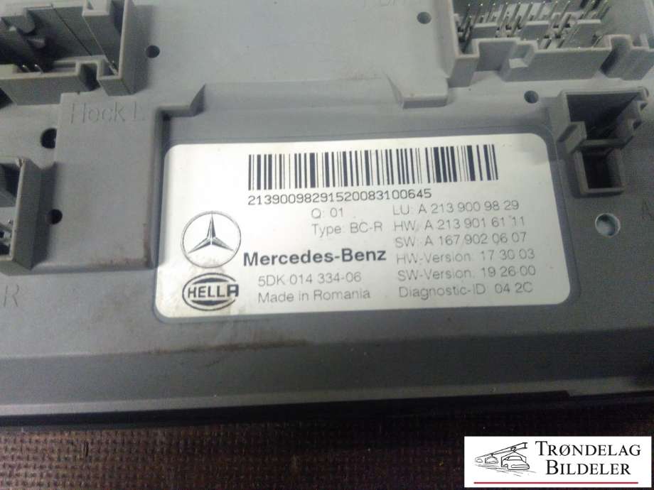 Styreenhet (SAM - Signal Acquisition Module) til Mercedes G-Wagen 1990-->> (W463) (W463) (A2139009829|)