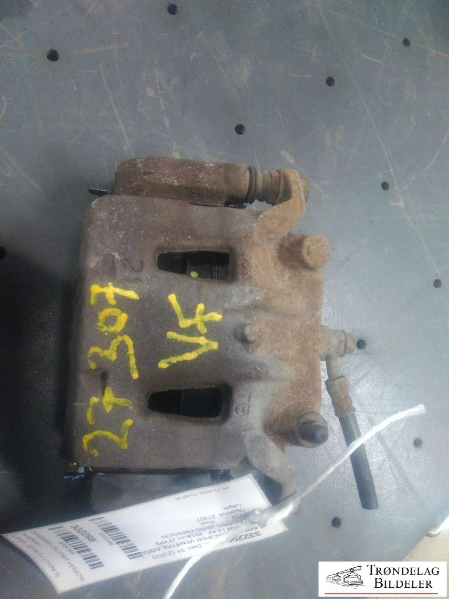 Bremsecaliper venstre foran til Nissan Leaf, 2018-->> (Type II)  (410115TA0A)