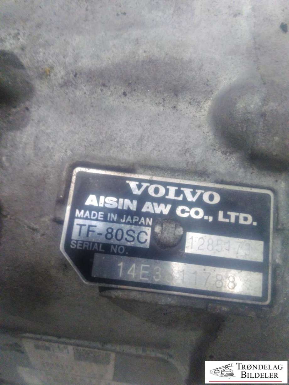 Girkasse 4WD hovedkasse til Volvo XC70 2014-2016 (Type II, Fase 2) (TF-80SC|P1285173|T14E3811788)