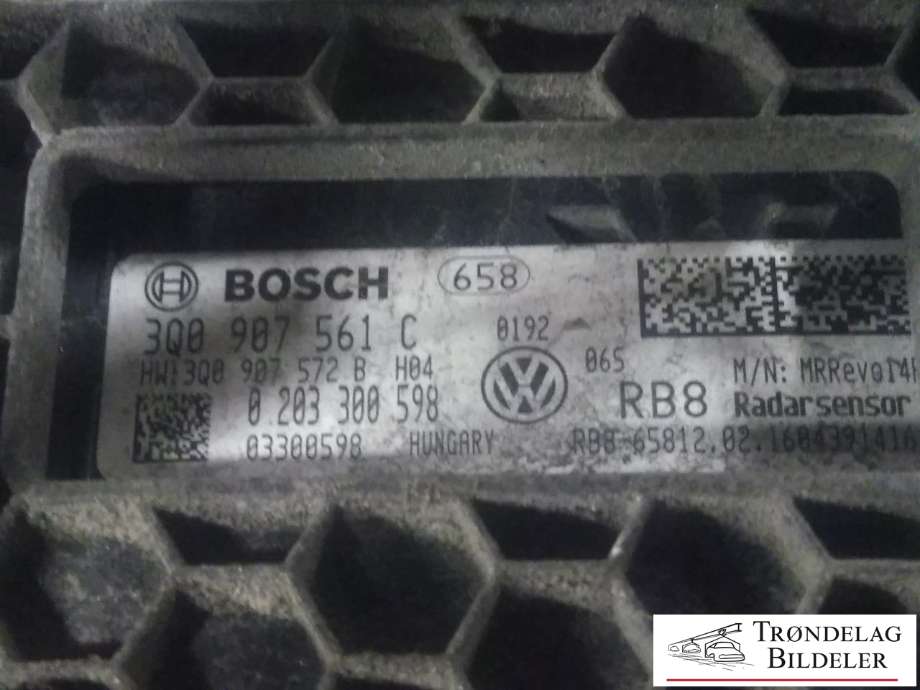 Sensor radar til Škoda Superb 2015-->> (Type III) (3Q0 907 561 C|0 203 300 598|)