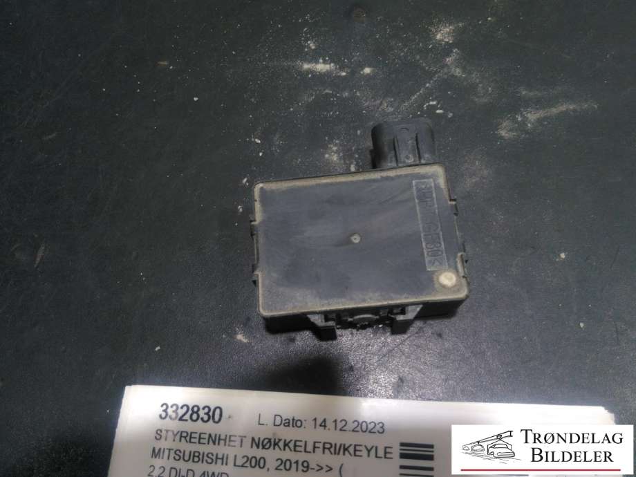 Styreenhet nøkkelfri/keyless til Mitsubishi L200 2019-->> (Type V, Fase 2)  (8637C151|)
