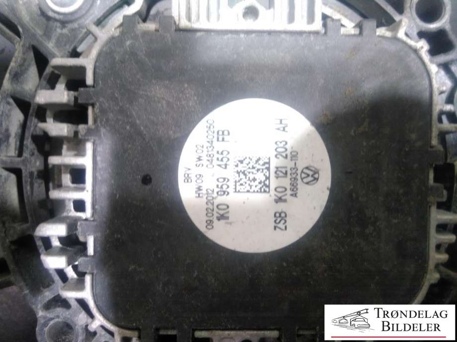 Kjølevifte elektrisk til Audi A3 2009-2012 (Type II, Fase 2)  (1K0959455FB|)