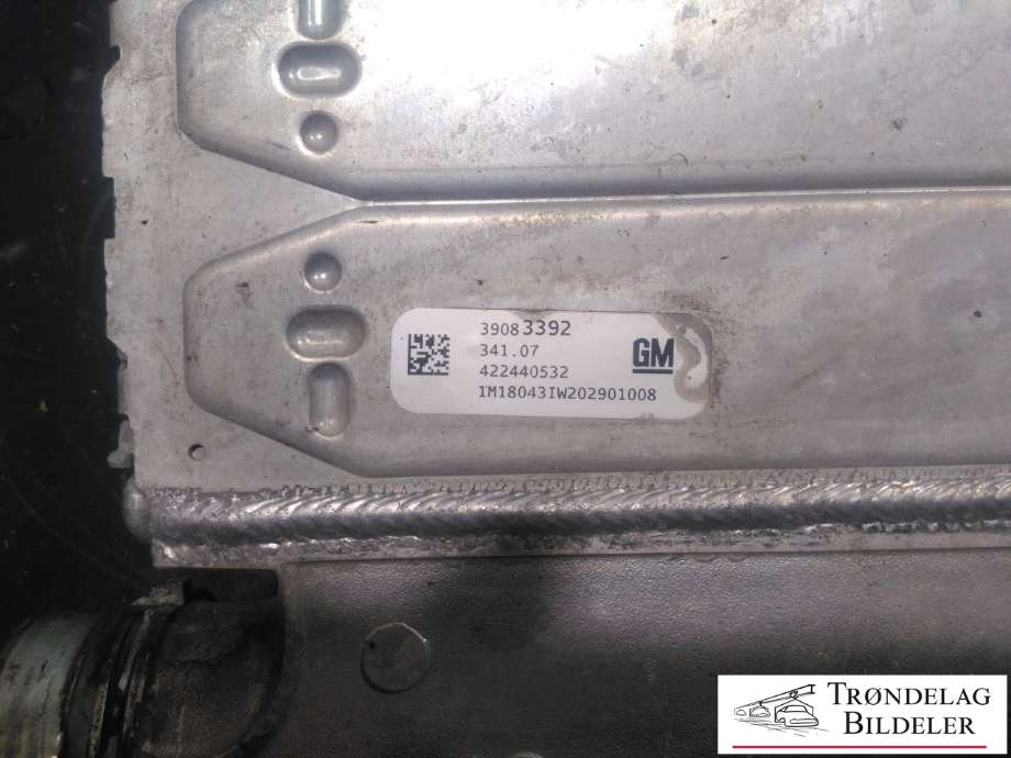 Intercooler til Opel Insignia B 2017-->>  (39083392|)
