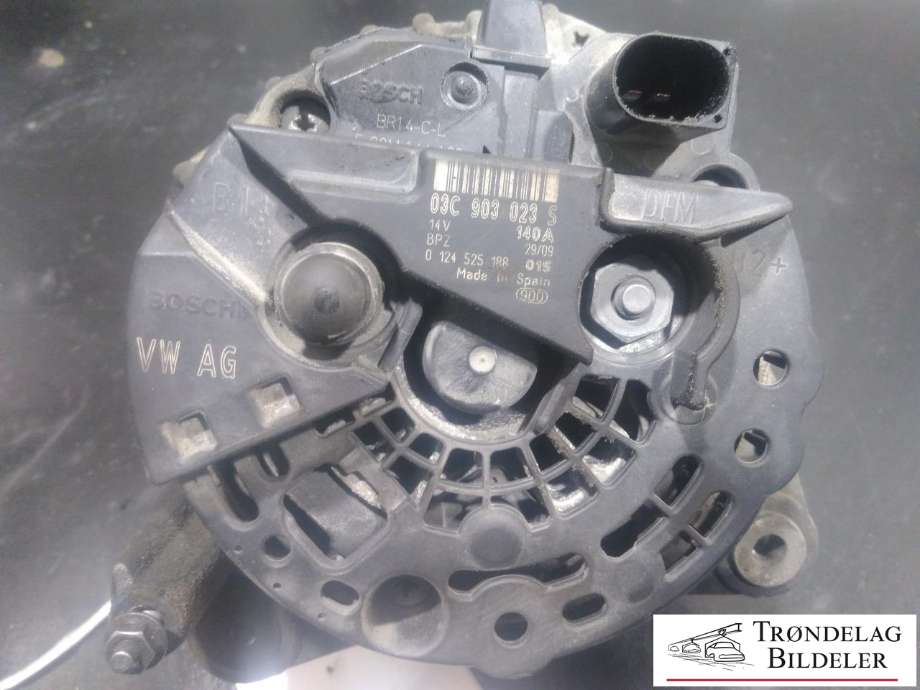 Dynamo til Audi A3 2009-2012 (Type II, Fase 2)  (03C 903 023S|)