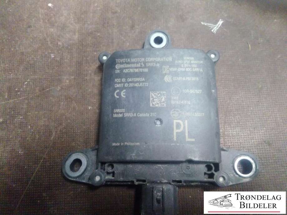 Sensor radar til Toyota Prius, 2016-2023 (Type IV) (combi) (combi) (A2C7678870100)