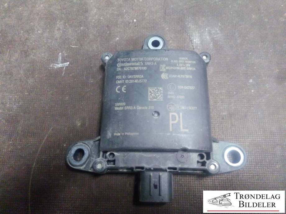 Sensor radar til Toyota Prius, 2016-2023 (Type IV) (combi) (combi) (A2C7678870100)