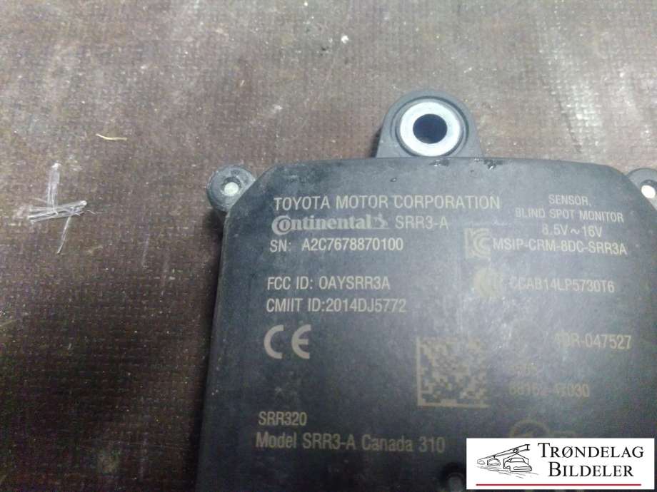 Sensor radar til Toyota Prius 2016-2023 (Type IV) (combi) (combi) (A2C7678870100|)