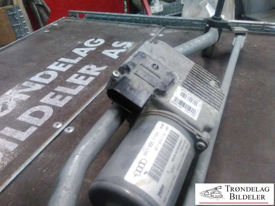 Viskermotor frontrute komplett m/overføring til Audi A4, Allroad 2009-2016 (Type I) (B8) (B8) (8K1 955 119 A|)