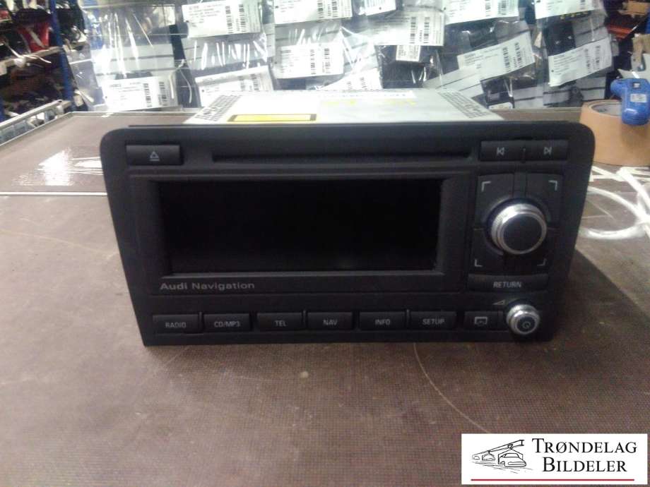 Bilstereo til Audi A3, 2009-2012 (Type II, Fase 2)  (8P0 035 193 E)