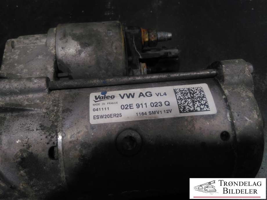 Starter diesel til Audi A3 2009-2012 (Type II, Fase 2)  (VW AG|02E 911 023 Q|)