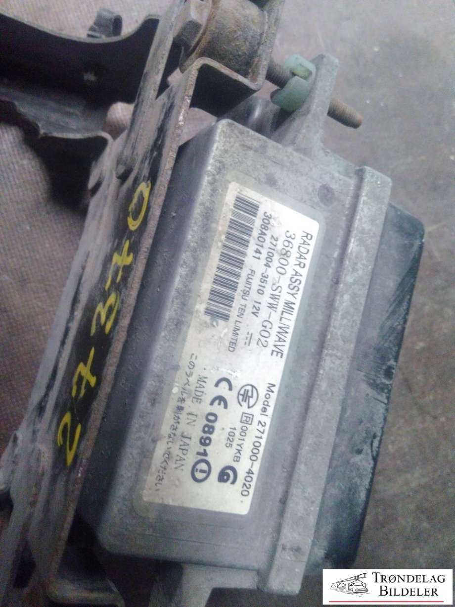 Sensor radar til Honda CR-V 2007-2012 (Type III)  (36800-SWW-G02|271004-3510|)