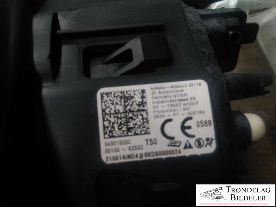 Airbag ratt til Kia e-Soul 2019-->> (Type III)  (80100-K0500|34361509C|)