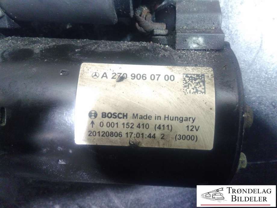 Starter til Mercedes B-Klasse 2011-2018 (W246) (W246) (A 270 906 07 00|)