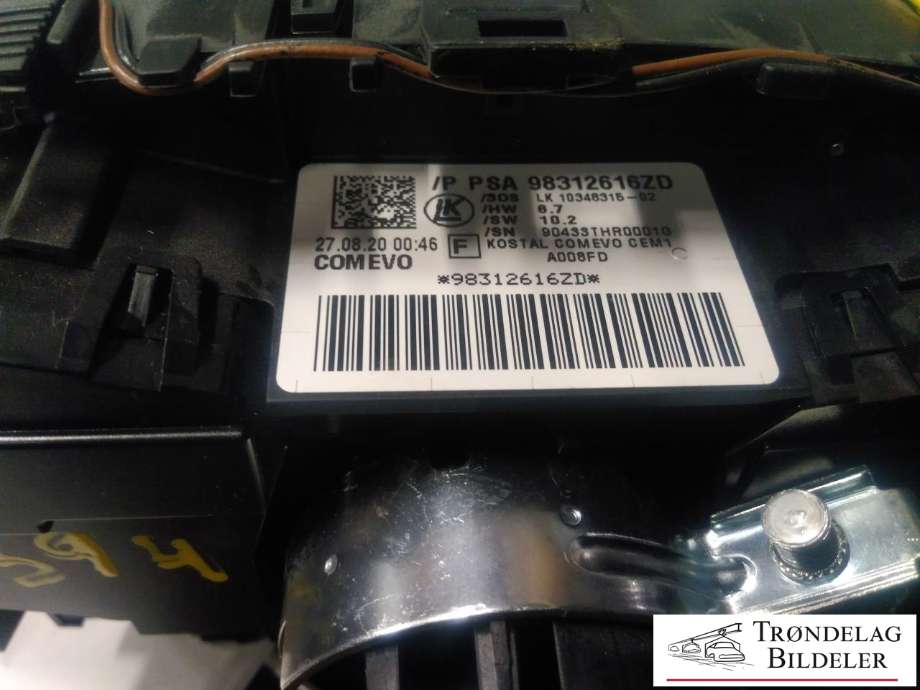 Bryter combi til Peugeot Partner 2019-->> (Type III)  (96756731ZD|98312616ZD|)