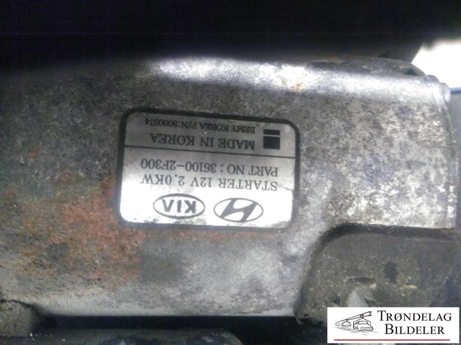 Starter diesel til Hyundai Tucson 2015-2020 (360100-2F300|)