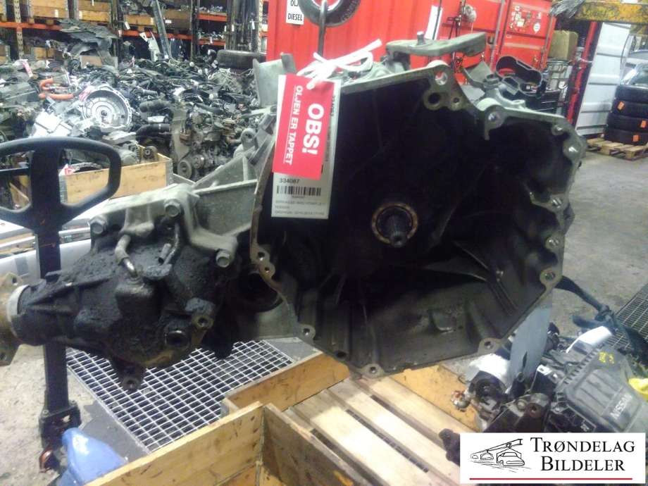 Girkasse 4WD komplett til Nissan Qashqai, 2010-2014 (Type I, Fase 2)  