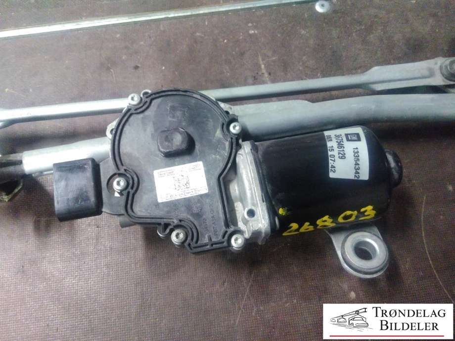 Viskermotor frontrute komplett m/overføring til Opel Adam 2013-2016  (13354342|)