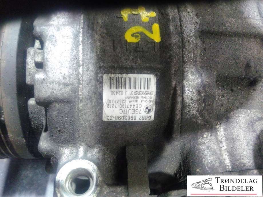 Aircondition kompressor til BMW 5-Serie 2003-2010 (E60/E61) (E60/E61) (64 50 9 174 802|4471806763|691785904|7SEU17C|GE4471806764|GE447220-9371|89116|64506901783|64509118602|64509174802|64509180548|64526917805|64526917859|64526983098|6924792)