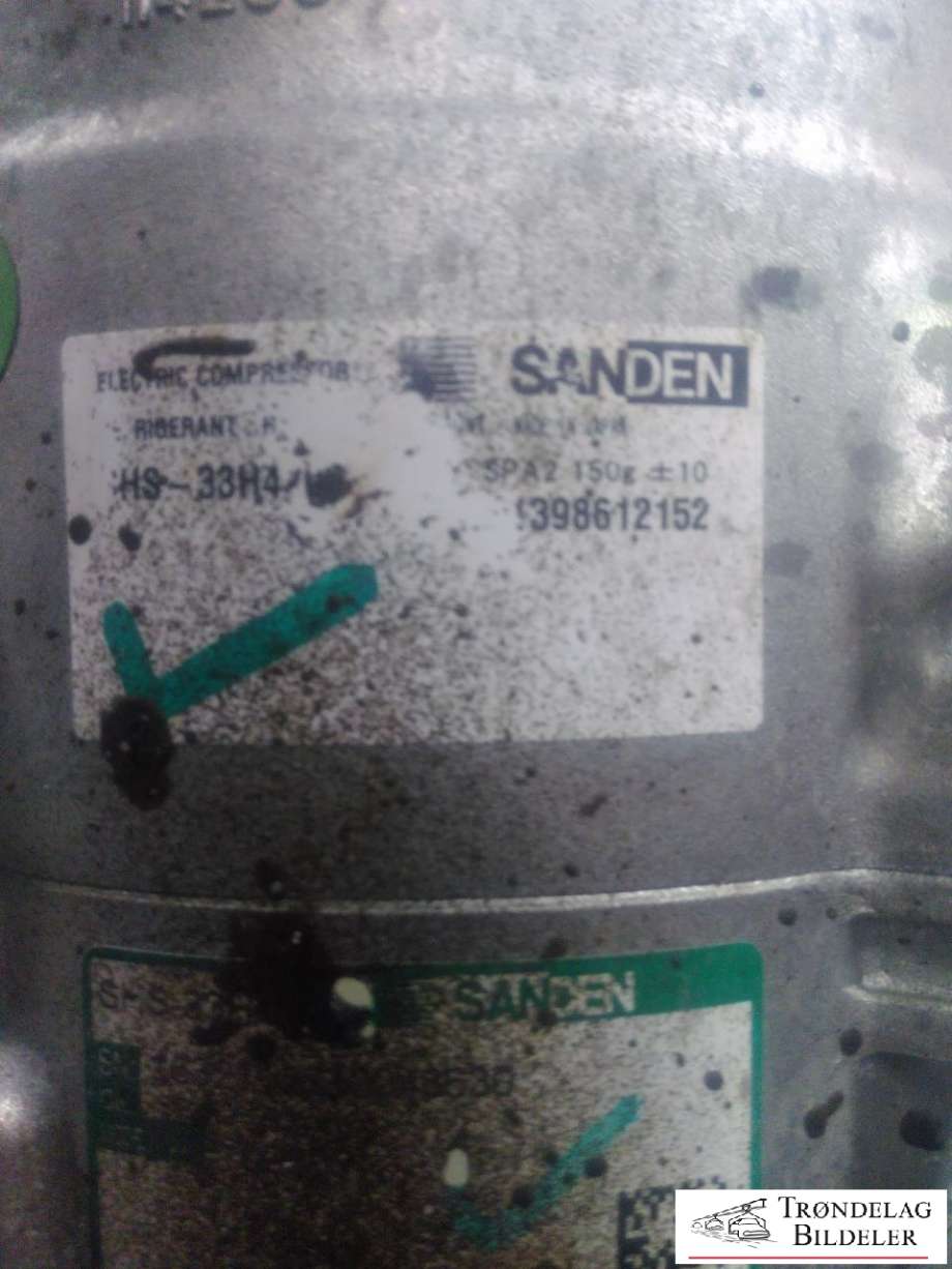 Aircondition kompressor elbil til MG MG5 2022-->>  (S/N1398612152|HS33H42|)