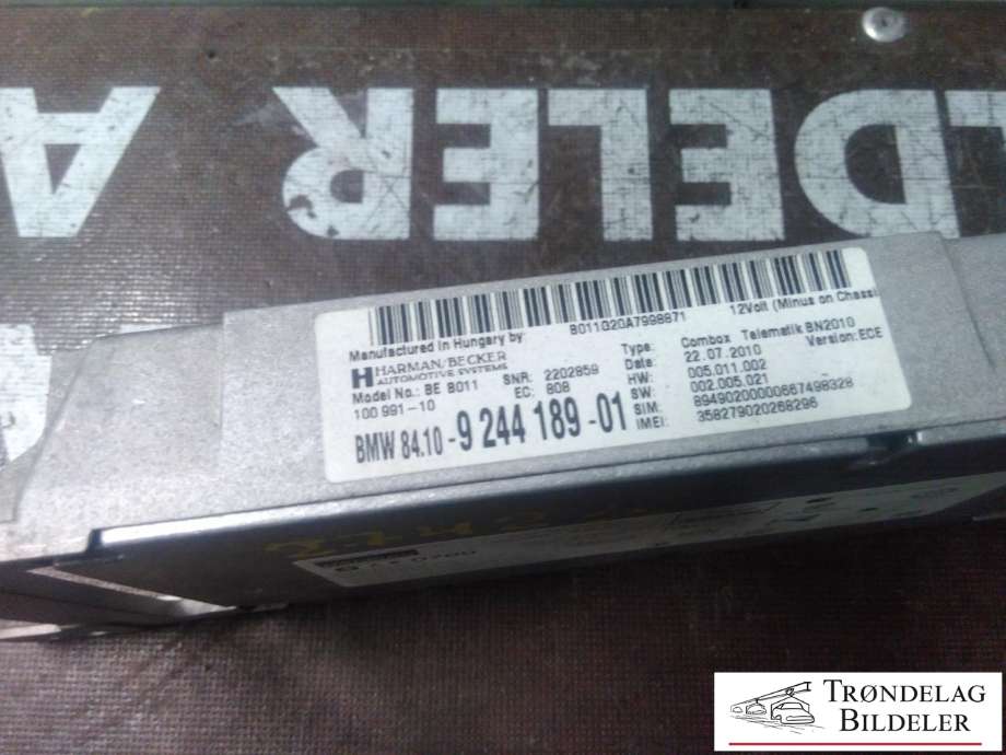 Bilstereo forsterker til BMW X3 2010-2017 (F25) (F25) (HERMANN/BECKER|84.10-9 244 189-01|)