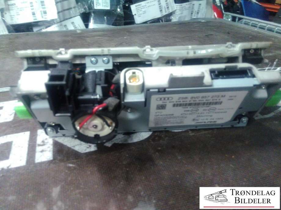 Bilstereo navigasjon skjerm til Audi A3 2012-2016 (Type III, Fase 1)  (8V0857273M 6PS|8V0919603C|8V0857974E)