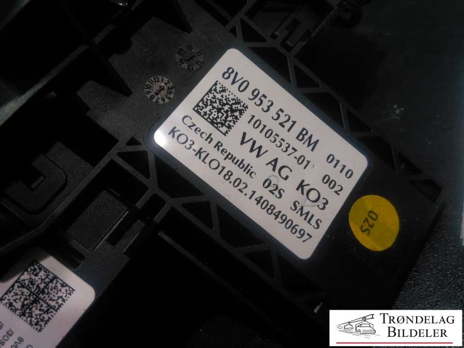 Bryter combi til Audi A3 2012-2016 (Type III, Fase 1)  (8V0953521JT|8V0953502AP|8V0 953 502)